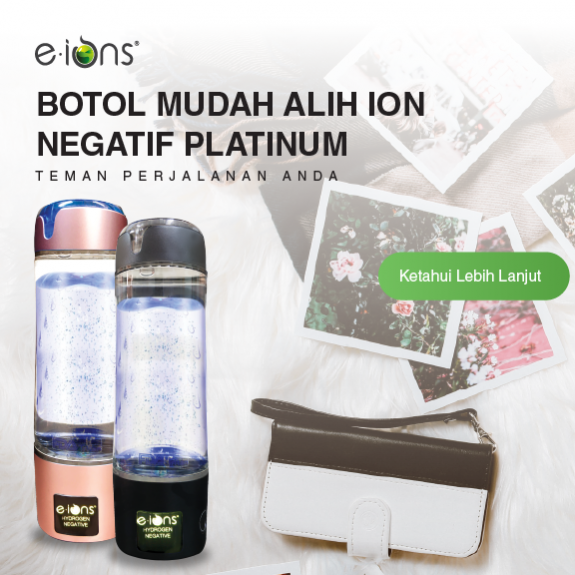 Platinum Ion Negative Portable Bottle