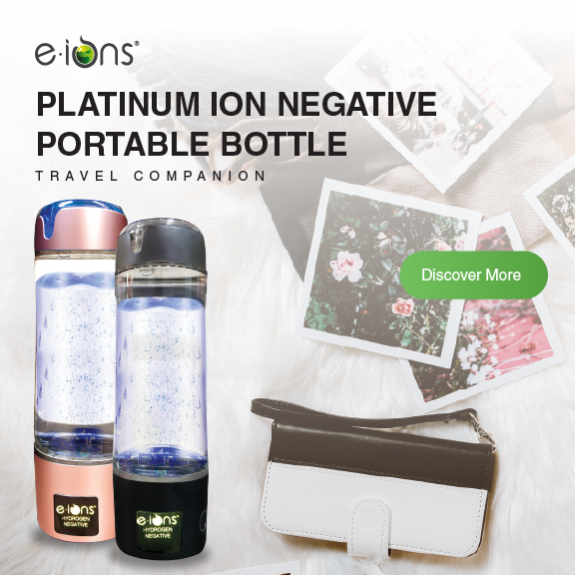 Platinum Ion Negative Portable Bottle