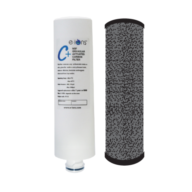 NSF GAC + Japan Calcium Sulphite Filter (C+) [F016] | E-ions