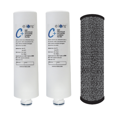 NSF GAC + Japan Calcium Sulphite Filter(C+) - 2 Pcs